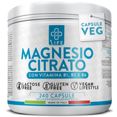 +Life Magnesio Citrato - 240 caps SALI MINERALI
