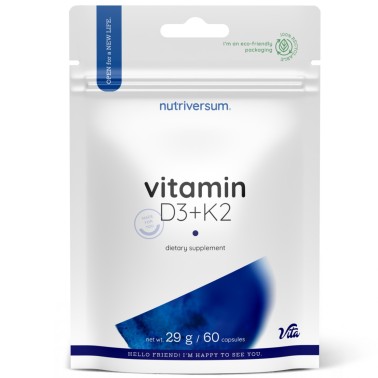 Nutriversum Vita Vitamin D3+K2 - 60 caps VITAMINE