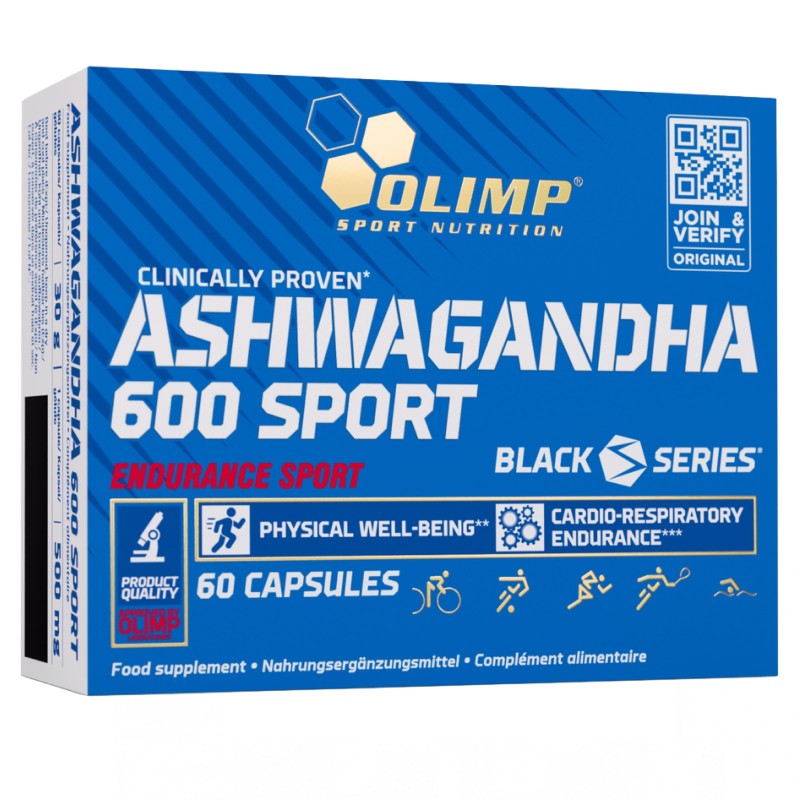 Olimp Ashwagandha 600 Sport - 60 caps BENESSERE-SALUTE