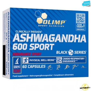 Olimp Ashwagandha 600 Sport - 60 caps BENESSERE-SALUTE