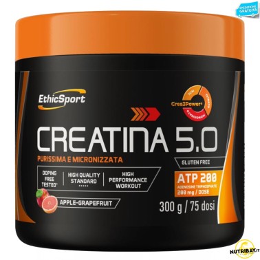 Ethic Sport Creatina 5.0 Crea3Power - 300 gr CREATINA