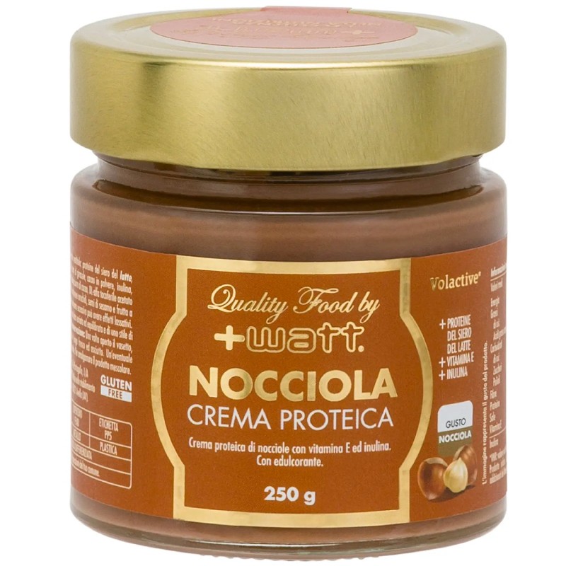 +Watt Nocciola Crema Proteica - 250 gr AVENE - ALIMENTI PROTEICI