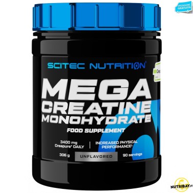Scitec Nutrition Mega Creatine Monohydrate Creapure® - 306 gr CREATINA