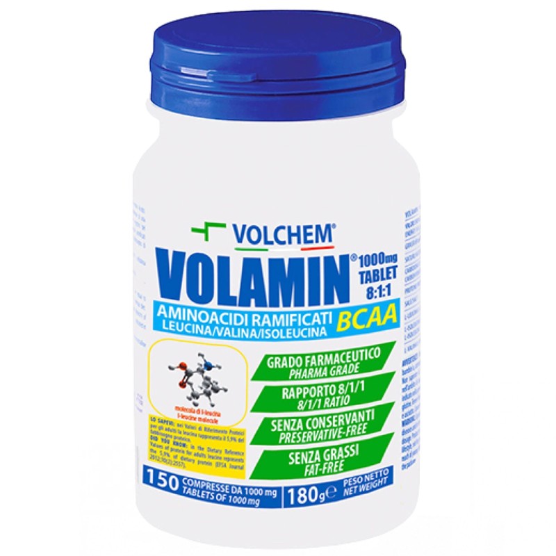 Volchem Volamin 8:1:1 Tablet - 150 cpr AMINOACIDI BCAA 8.1.1