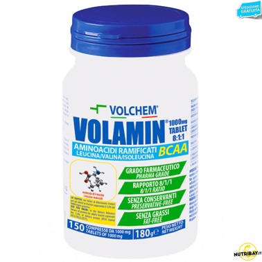 Volchem Volamin 8:1:1 Tablet - 150 cpr AMINOACIDI BCAA 8.1.1
