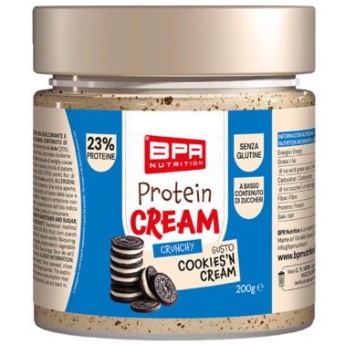 Bpr Nutrition Protein Cream Cookies'n Cream - 200 gr AVENE - ALIMENTI PROTEICI