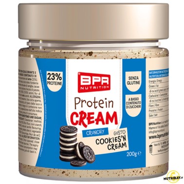 Bpr Nutrition Protein Cream Cookies'n Cream - 200 gr AVENE - ALIMENTI PROTEICI Bpr Nutrition Protein Cream Cookies'n Cream - 200 gr AVENE - ALIMENTI PROTEICI