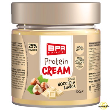 Bpr Nutrition Protein Cream Nocciolata Bianca - 200 gr AVENE - ALIMENTI PROTEICI