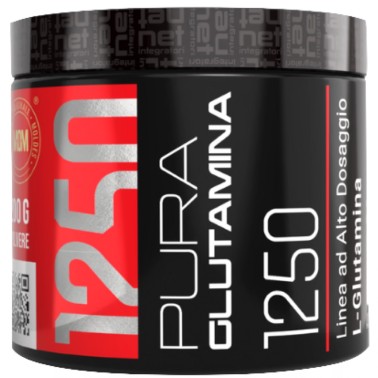 NET PURE GLUTAMINE 200 GR. GLUTAMMINA MICRONIZZATA IN POLVERE GLUTAMMINA
