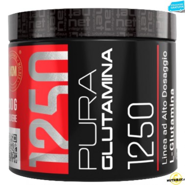 NET PURE GLUTAMINE 200 GR. GLUTAMMINA MICRONIZZATA IN POLVERE GLUTAMMINA