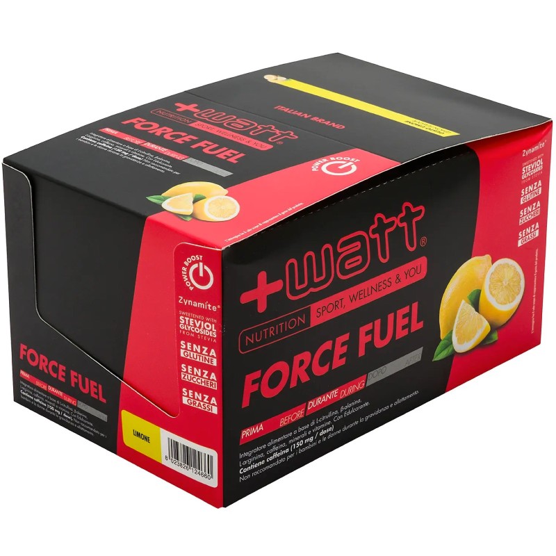 +Watt Force Fuel - box da 15 shot da 60 ml PRE ALLENAMENTO +Watt Force Fuel - box da 15 shot da 60 ml PRE ALLENAMENTO