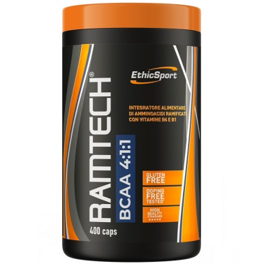 Ethic Sport Ramtech Bcaa 4:1:1 - 400 caps AMINOACIDI 3.1.2 - 4.1.1 - 10.1.1 - 12.1.1