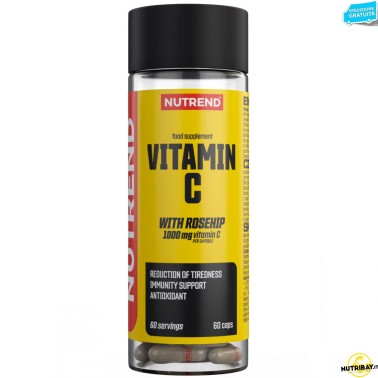 Nutrend Vitamina C Con Rosa Canina - 60 caps VITAMINE Nutrend Vitamina C Con Rosa Canina - 60 caps VITAMINE