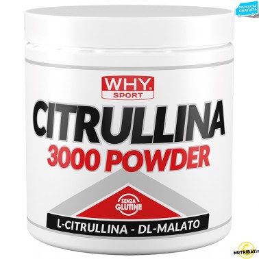 Why Sport Citrullina 3000 Powder - 201 gr PRE ALLENAMENTO
