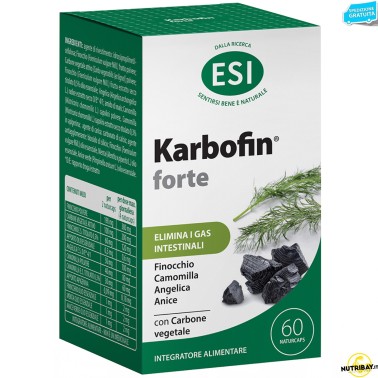 Esi Karbofin Forte - 60 naturcaps BENESSERE-SALUTE Esi Karbofin Forte - 60 naturcaps BENESSERE-SALUTE