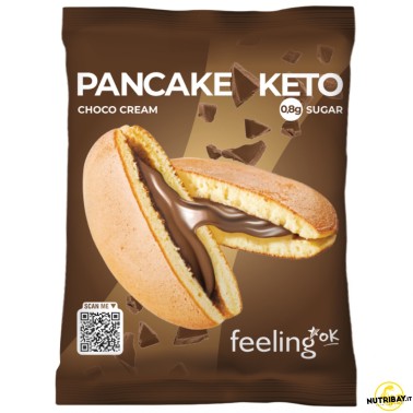 Feeling Ok Pancake Keto Ripieno Crema al Cacao - 1 pancake da 50 gr AVENE - ALIMENTI PROTEICI Feeling Ok Pancake Keto Ripieno Crema al Cacao - 1 pancake da 50 gr AVENE - ALIMENTI PROTEICI