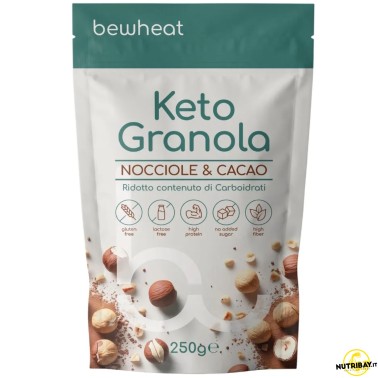 Bewheat Keto Granola Nocciole & Cacao - 250 gr AVENE - ALIMENTI PROTEICI