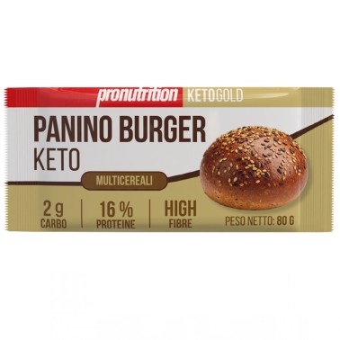 Pronutrition Panino Burger Keto Multicereali - 1 panino da 80 gr AVENE - ALIMENTI PROTEICI