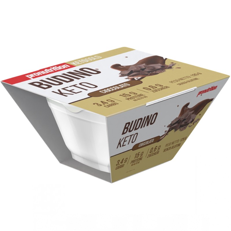 Pronutrition Budino Keto Cioccolato - budino da 125 gr AVENE - ALIMENTI PROTEICI