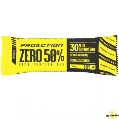 Proaction Fitness Zero Bar 50% - 1 barretta da 60 gr BARRETTE ENERGETICHE