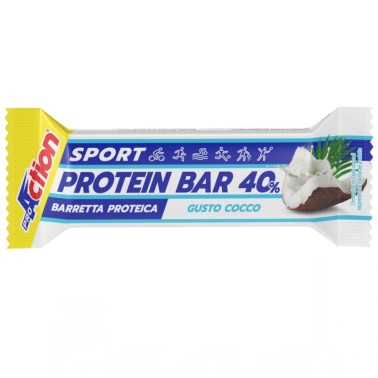 Proaction Sport Protein Bar 40% - 1 barretta da 50 gr BARRETTE ENERGETICHE