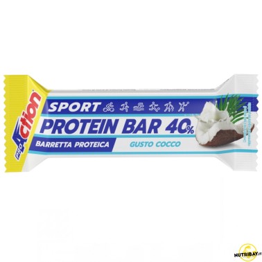 Proaction Sport Protein Bar 40% - 1 barretta da 50 gr BARRETTE ENERGETICHE