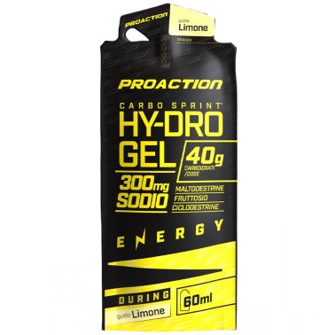 Proaction Carbo Sprint Hy-Dro Gel Pro - 1 gel da 60 ml CARBOIDRATI - ENERGETICI