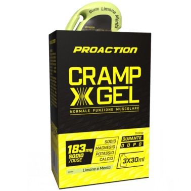 Proaction Cramp X Gel Pro - 3 gel da 30 ml CARBOIDRATI - ENERGETICI