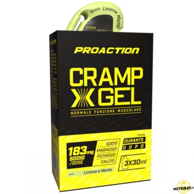 Proaction Cramp X Gel Pro - 3 gel da 30 ml CARBOIDRATI - ENERGETICI