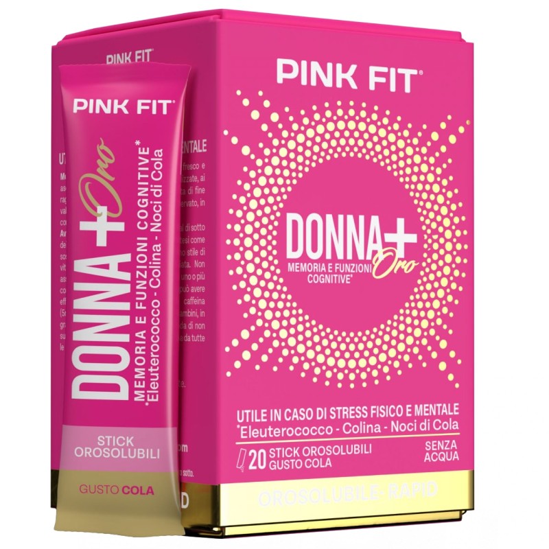 Pink Fit Donna+ Oro - 20 stick da 1,2 gr TONICI