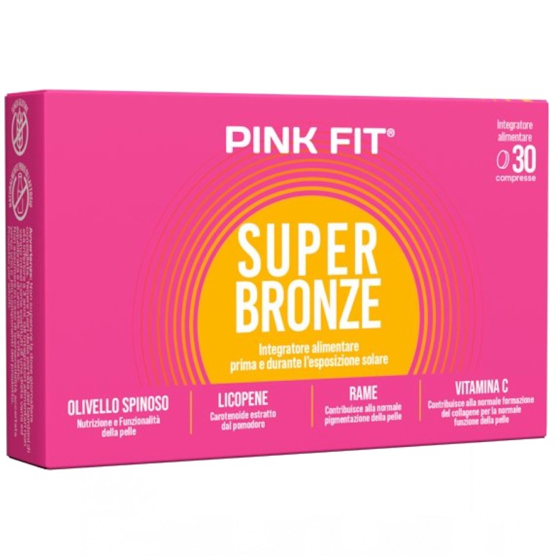 Pink Fit Super Bronze - 30 cpr BENESSERE-SALUTE