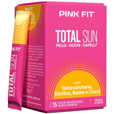 Pink Fit Total Sun - 15 stick da 1,2 gr BENESSERE-SALUTE