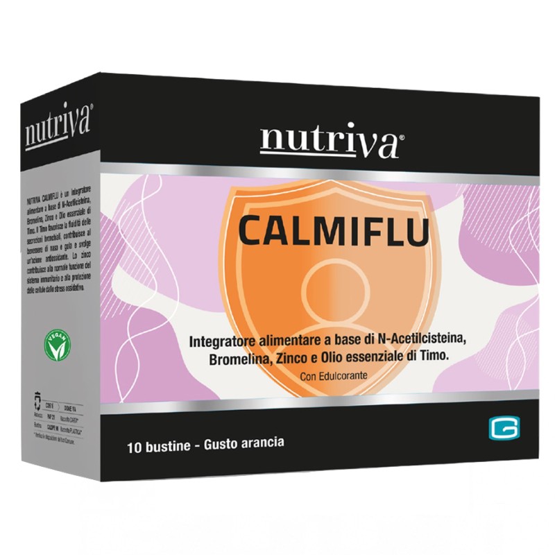 Nutriva Calmiflu - 10 bustine da 3 gr BENESSERE-SALUTE