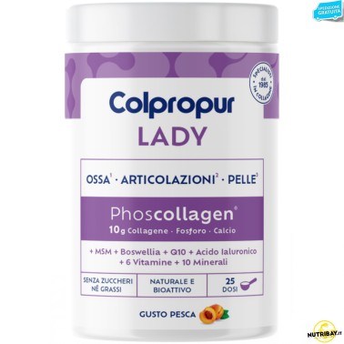 Colpropur Lady Ossa Pelle e Articolazioni Collagene - 340 gr CURA DEL CORPO
