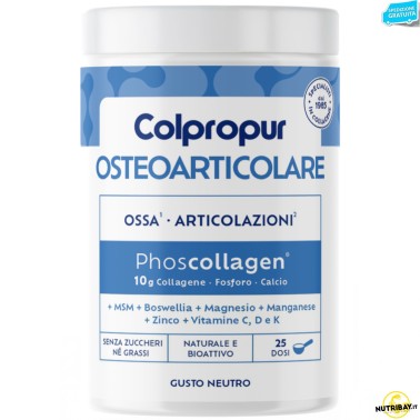 Colpropur Osteoarticolare Ossa e Articolazioni Collagene - 325 gr BENESSERE ARTICOLAZIONI