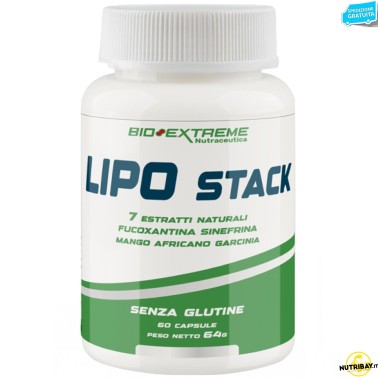 Bio-Extreme Lipo Stack - 60 caps BRUCIA GRASSI TERMOGENICI