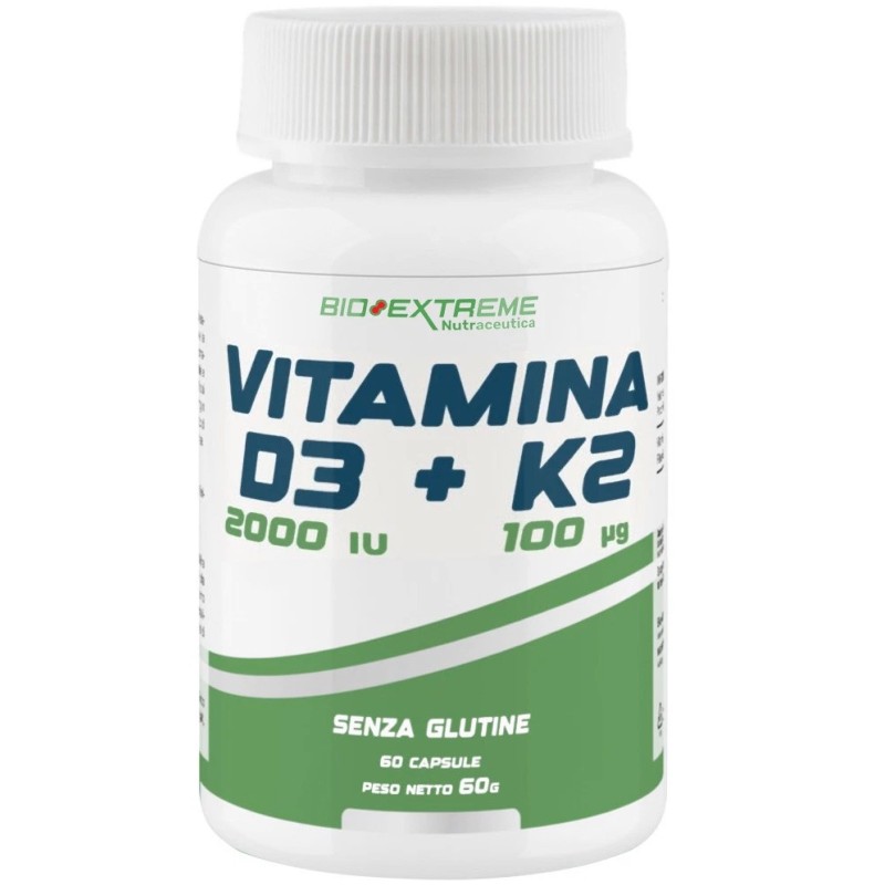 Bio-Extreme Vitamina D3+K2 - 60 caps VITAMINE