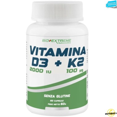 Bio-Extreme Vitamina D3+K2 - 60 caps VITAMINE