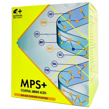 4+ Nutrition MPS+ Essential Amino Acids - 30 bustine da 10 gr AMINOACIDI COMPLETI / ESSENZIALI