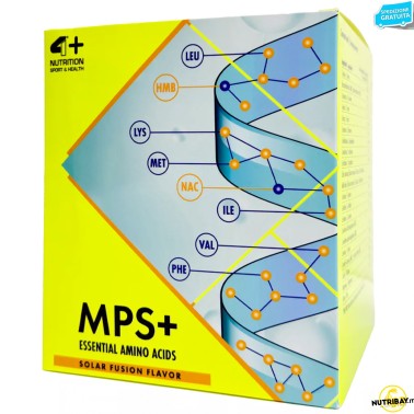 4+ Nutrition MPS+ Essential Amino Acids - 30 bustine da 10 gr AMINOACIDI COMPLETI / ESSENZIALI