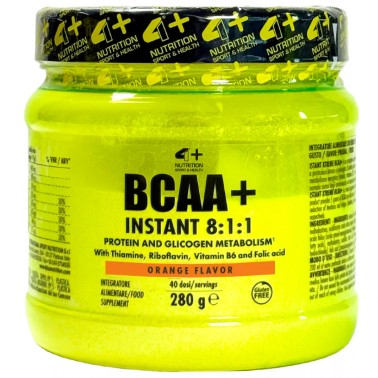 4+ Nutrition Bcaa+ Instant 8:1:1 - 280 gr AMINOACIDI BCAA 8.1.1