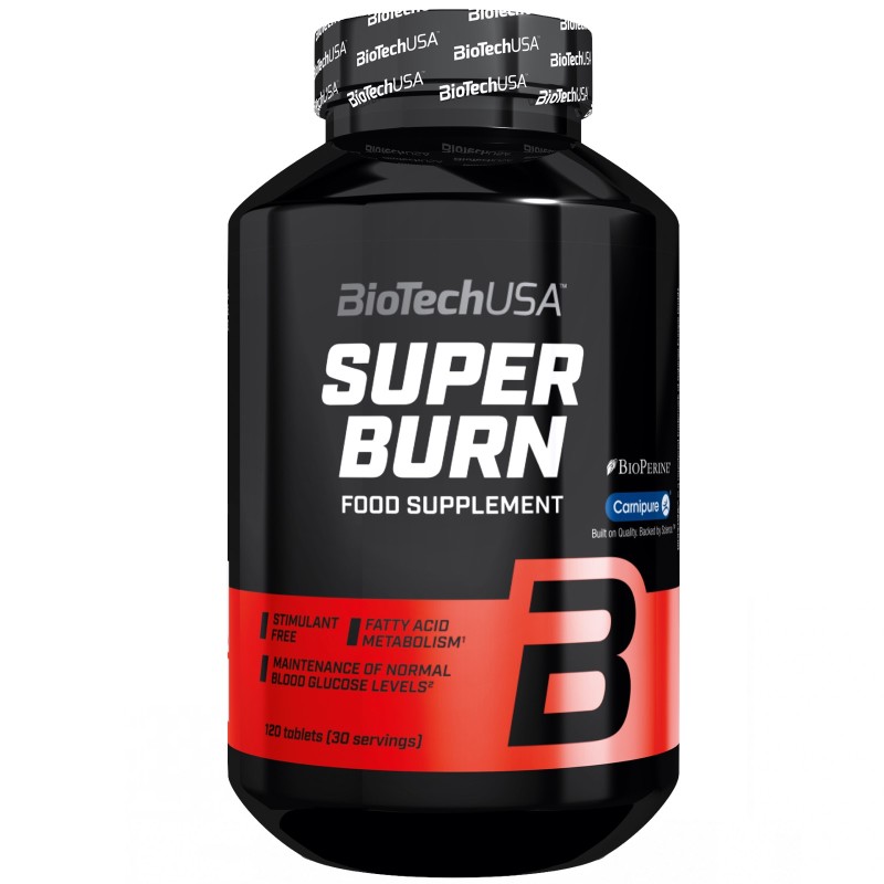 Biotech Usa Super Burn - 120 cpr BRUCIA GRASSI TERMOGENICI