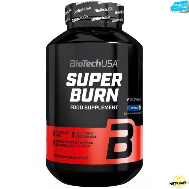 Biotech Usa Super Burn - 120 cpr BRUCIA GRASSI TERMOGENICI
