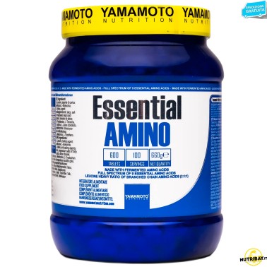 ESSENTIAL AMINO DI YAMAMOTO NUTRITION - 600 cpr AMINOACIDI COMPLETI / ESSENZIALI
