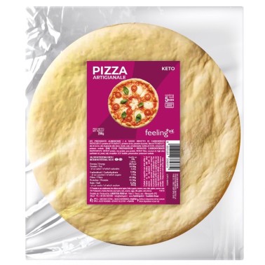 Feeling Ok Pizza Artigianale Keto - 1 base pizza da 200 gr AVENE - ALIMENTI PROTEICI