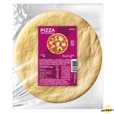 Feeling Ok Pizza Artigianale Keto - 1 base pizza da 200 gr AVENE - ALIMENTI PROTEICI