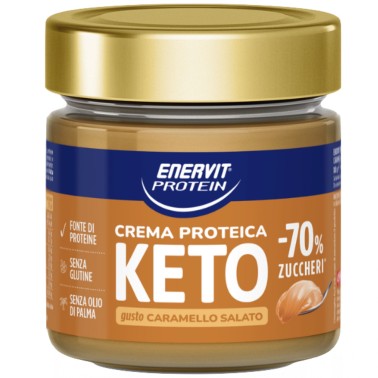 Enervit Protein Crema Proteica Keto Caramello Salato - 180 gr AVENE - ALIMENTI PROTEICI