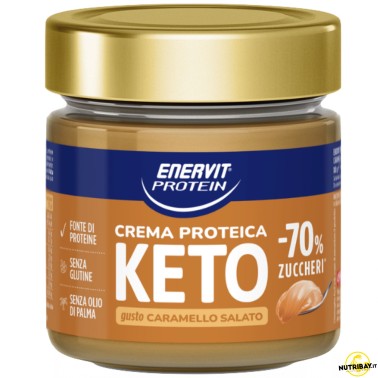 Enervit Protein Crema Proteica Keto Caramello Salato - 180 gr AVENE - ALIMENTI PROTEICI