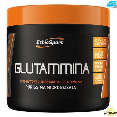ETHIC SPORT Glutammina 300 gr Glutamina Micronizzata GLUTAMMINA