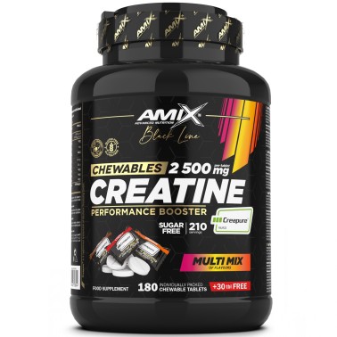 Amix Black Line Creatine Chewable Creapure - 60 cpr masticabili CREATINA